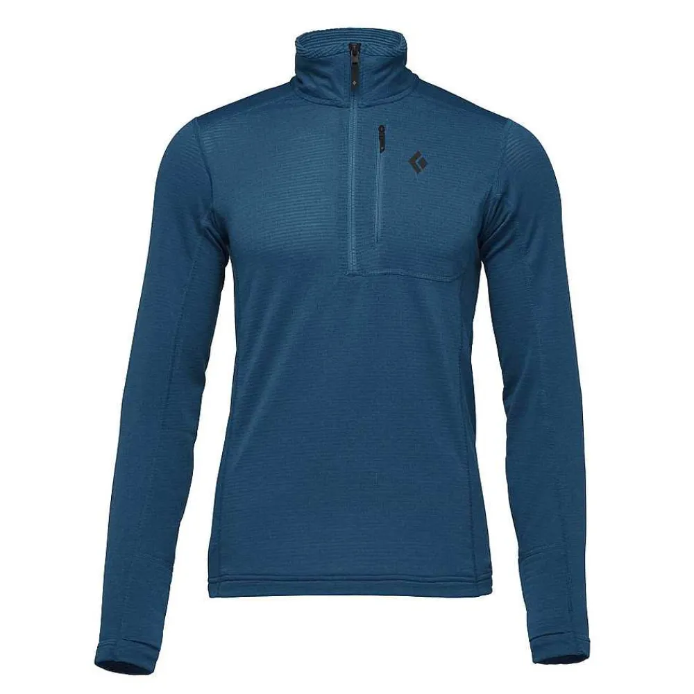 Ski & Snowboard Jackets>Black Diamond Men'S Coefficient Lt Quarter Zip Pullover
