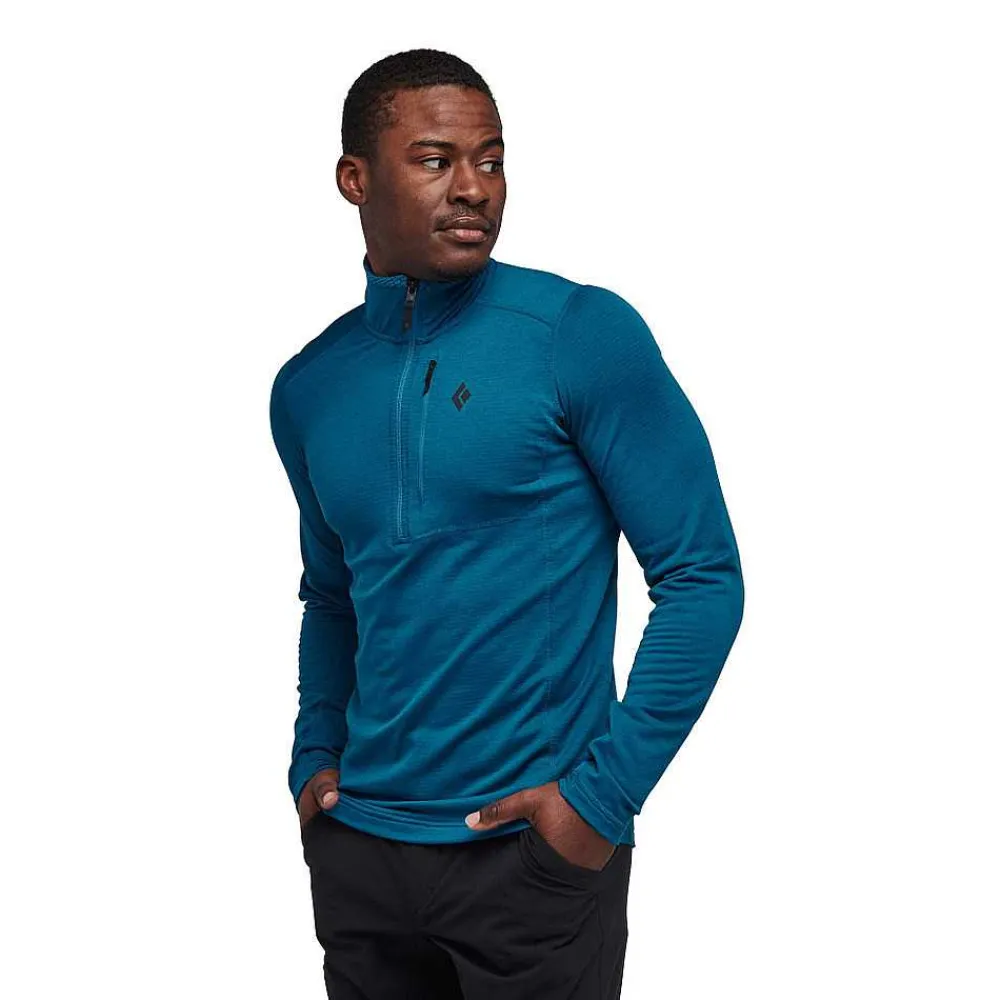 Ski & Snowboard Jackets>Black Diamond Men'S Coefficient Lt Quarter Zip Pullover