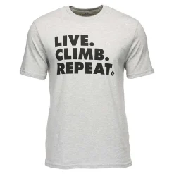 Tees & Tanks>Black Diamond Men'S Live Climb Repeat Tee