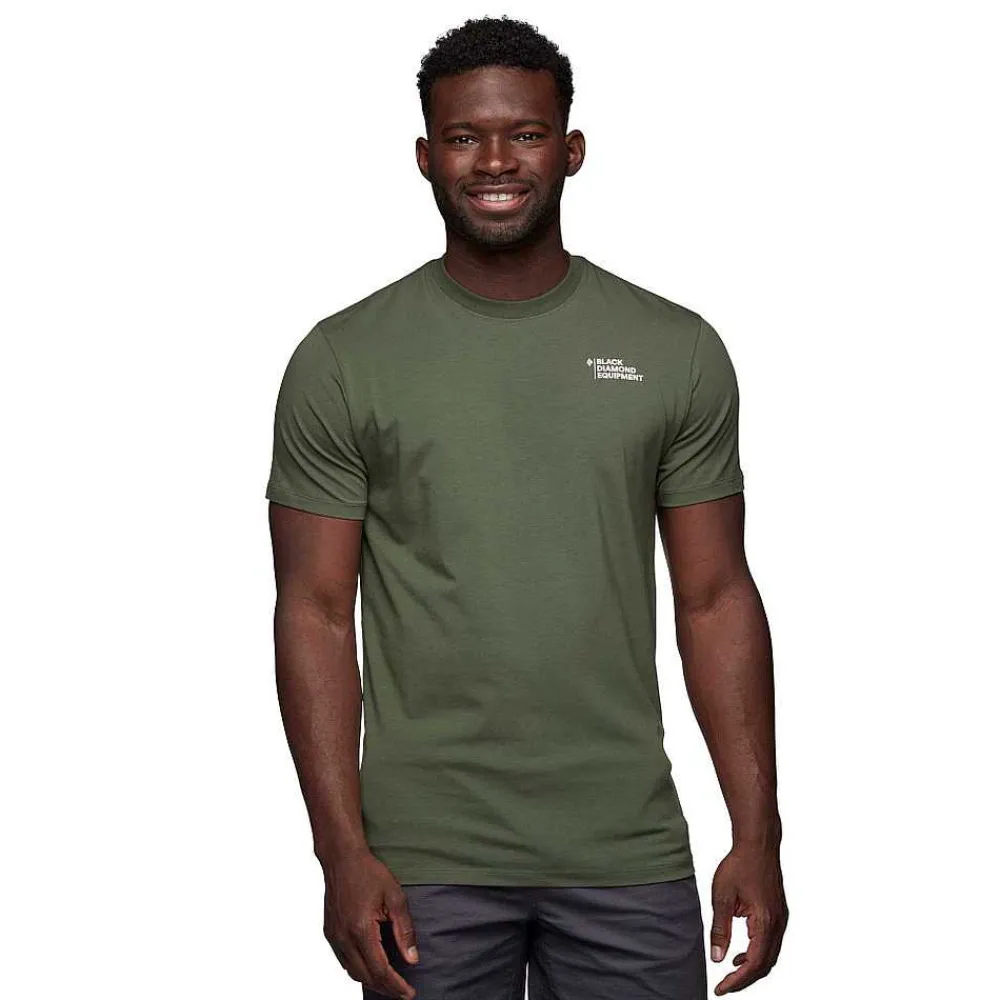 Tees & Tanks>Black Diamond Men'S Peaks Tee