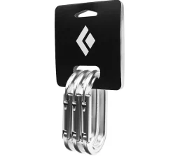 Carabiners>Black Diamond Oval Keylock Carabiner 3-Pack