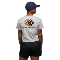 Tees & Tanks>Black Diamond Women'S Faded Crop Tee