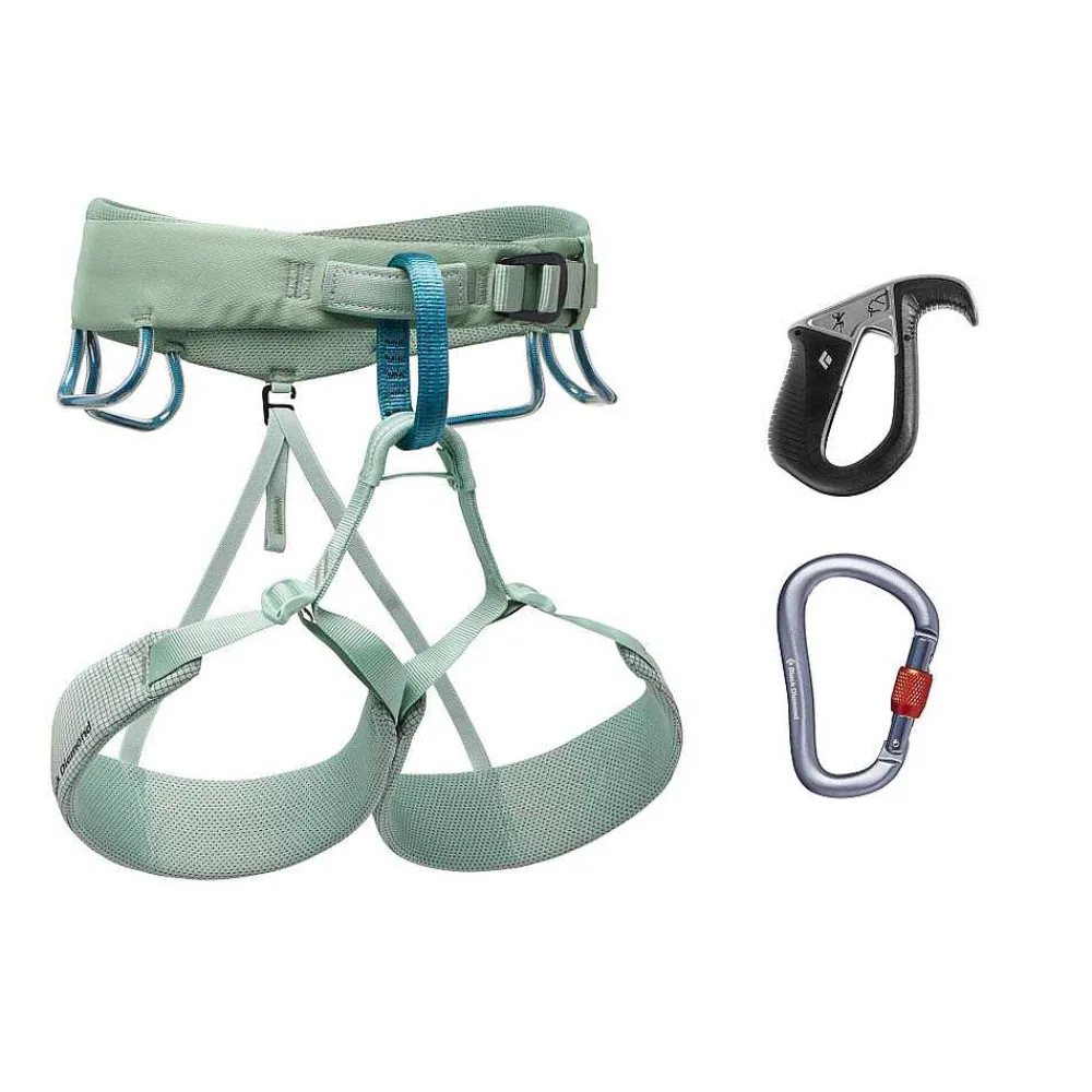 New>Black Diamond Women'S Momentum Harness Pilot Package