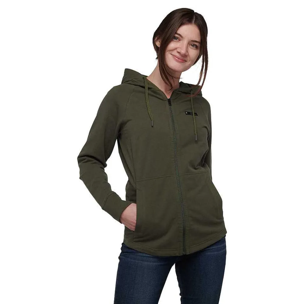 Hoodies>Black Diamond Women'S Rise And Climb Full Zip Hoody