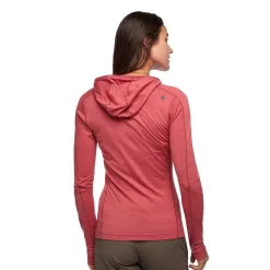 Hoodies>Black Diamond Women'S Solution 150 Merino Quarter Zip Hoody