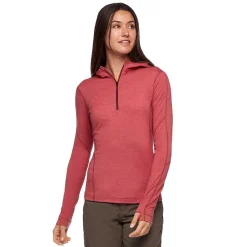 Hoodies>Black Diamond Women'S Solution 150 Merino Quarter Zip Hoody